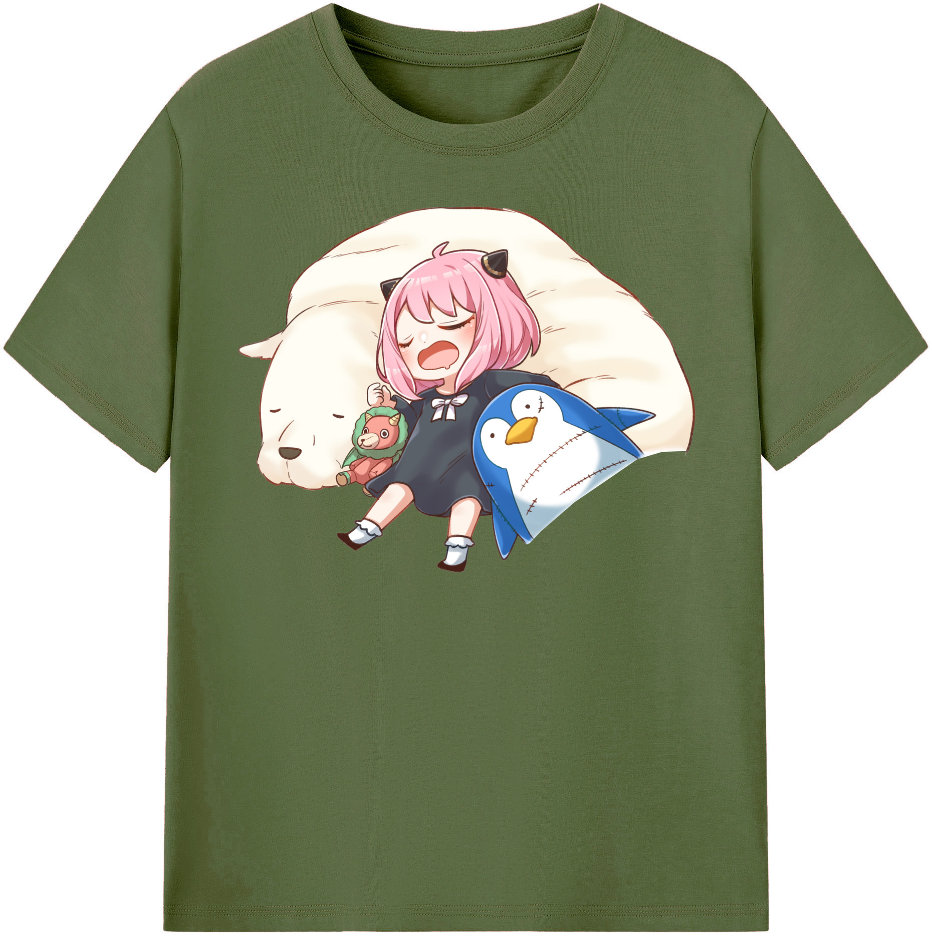 （画像用） SPY×FAMILY间谍家家酒 綿100％半袖Tシャツ（フロントプリント）